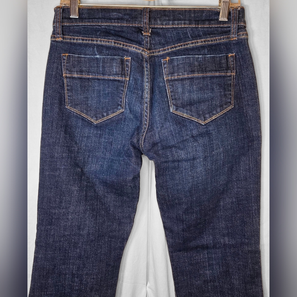 VTG Old Navy The Sweetheart Mid Rise Bootcut Jeans 4 Short Y2K Blue Denim Mint - Picture 4 of 6